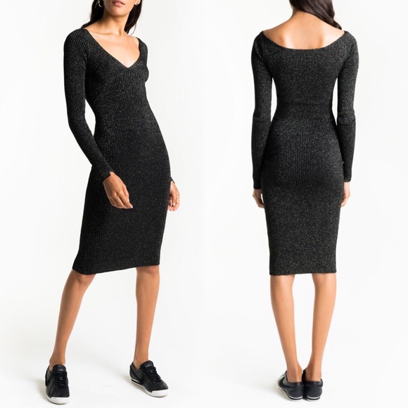 NWT Maternity-Friendly A.L.C. Metallic Dress ALC - Picture 4 of 6